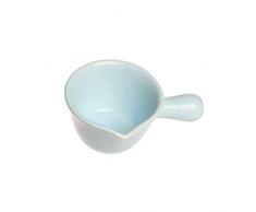 Salsiera di CereRamica Nobile Giapponese Mini Ceramica Brocca di latte con manico Latte Milk Jar Tazza di latte Ristorante Condimento Tazza Caffè Strumento Yogurt Budino Cup 5 colori Salsiera e