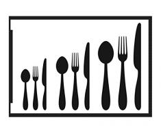 Kreul 74864 - Flessibile Template Design posate A5 - negativo