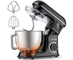 Zuccie Planetaria 1500W 8L Impastatrice Planetaria Robot da Cucina 6 Velocità Fermentazione e LCD Temporizzazione Multifunzione Impastatrice Professionale
