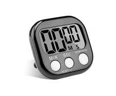 Timer da Cucina, Divertenti Timer Cucina con Magnetico e Supporto, Allarme Forte Timer Digitale per Uovo,Studio, Lavoro,Palestra, Cuo