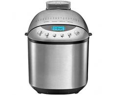 FYLD Macchine del Pane Intelligente Programmabile Macchina per Il Pane, Impostazione Senza glutine, Riserva, Tenere Caldo con Automatico Distributore di lievito, 905 Watt di Potenza, capacità 1.2kg