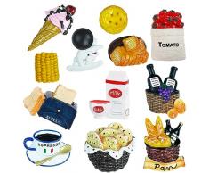 Tivifore 12 Pezzi Calamite Frigorifero, Calamite per Frigorifero, Magneti del Frigorifero, Magneti per Frigorifero, Magneti Carini Magneti Decorativi per Frigorifero, 3D Magnete da Frigorifero