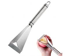 KOUHA Coltello per Intaglio di Frutta Coltello da Intaglio della Frutta in Acciaio Inossidabile per Frutta e Verdura