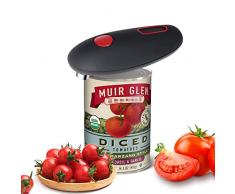 Homelet Apriscatole Elettrico, Piccolo Apriscatole Portatile per Bambini/Anziani/Chef/Mani per Artrite/Mani Deboli/Mani Ferite Meno Sforzo per Aprire le Lattine (Nero)