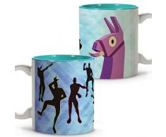 Tazza Fortnite. Ceramica. Tazze Mug Geek. Idee Regalo Amico. Tazza Colazione Bambini. 330 ml. Fornite