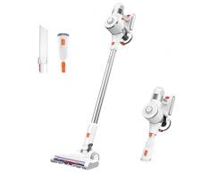 Ultenic U10 Pro Aspirapolvere Senza Fili, 30000Pa, 400W, Autonomia 35 Min, Contenitore da 0.8 L, Leggero con LED, Filtrazione a 5 Fasi, Supporto 2 in 1, per Tappeto, Tenda, Peli Animali, Bianco