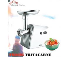 DCG FW 2695 - TRITACARNE ELETTRICO TRITACARNE 900 W LAMA ACCIAIO 3 DISCHI