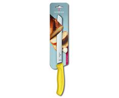 Victorinox Swiss Classic, Coltello da Pane con Lama Seghettata da 21 cm in Acciaio Inox, Giallo
