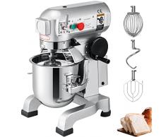VEVOR Robot da Cucina Elettrico 10L Impastatrice Planetaria 450W,Miscelatore Professionale Regolabile Grinder,Impastatrice Elettrica da Cucina,Stand Mixer