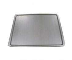 SMEG - LECCARDA RIPIANO FORNO TEGLIA ALLUMINIO -ORIGINALE- 030370438-43,5 X 32