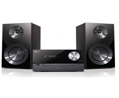 LG Impianto Stereo Casa Micro Hi Fi 2.0 Ch 100W, Riproduzione Audio Bluetooth e USB, Lettore CD / MP3, Radio Digitale DAB+ / FM, Equalizzatore, Nero