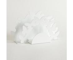 Portatovaglioli Farfalle Doppio Bianco