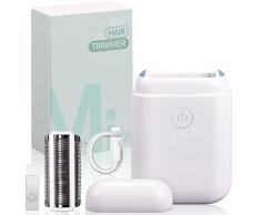 Rasoio Elettrico Donna, Epilatore Elettrico Femminili per Parti Bikini, Barba, Braccia, Gambe e Aree Ascelle