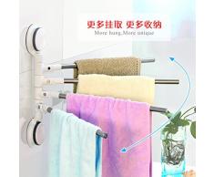 4 Leva in acciaio inossidabile più rack uso asciugamano da bagno asciugamano rack pieghevole rampa stendibiancheria multi-staffa per montaggio su palo 39*25*30cm