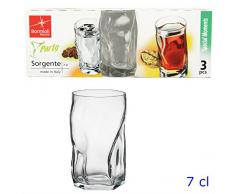 Bormioli Rocco Bicchiere Sorgente Liquore 7 Cl Conf. 3 Pz Trasparente