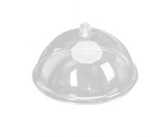 Cabilock Copertura trasparente per supporto per torte, per alimenti, per deserti, dessert, torte, vassoio da portata, punch, ciotola da 8 pollici