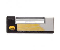 Marcato AC-150-VER Accessorio Vermicelli per Macchina per la Pasta, Acciaio Cromato, Argento