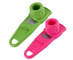 Vektenxi - Spremiaglio multifunzionale per zenzero, grattugia e affettatrice, utensile da cucina di alta qualità