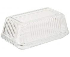 KitchenCraft Piatto Porta Burro con Coperchio a Campana in Stile Vintage, 17 cm x 10 cm x 7 cm (6.5 x 4 x 3)