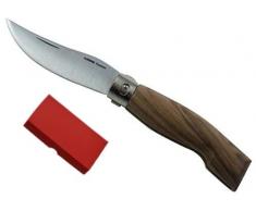 Gifaz Coltellino chiudibile tascabile bergamasco in legno di NOCE Cm. 10