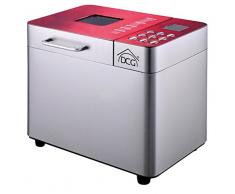DCG MACCHINA PER IL PANE E PASTA ANCHE SENZA GLUTINE, MARMELLATA - 22 PROGRAMMI - CAPACITA MAX 1KG - 550W