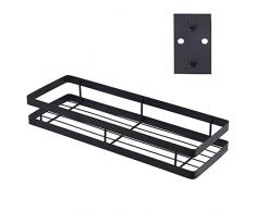 Cucina mensola della cucina rack di stoccaggio 40 centimetri Cucina Punch-libera for montaggio a parete, aromi e spezie rack di stoccaggio (nero) ZYS regalo di giorno del servizio di pulizie e Organiz