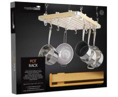 Kitchen Craft Master Class Deluxe Porta utensili da cucina da soffitto, 61x51 cm