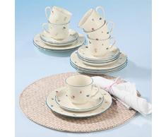 Seltmann Weiden Marieluise, Fiore sparso Avorio Servizio da caffè, Porcellana, Multicolore