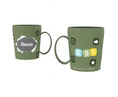 TAZZA IN PLASTICA con Nome E Disegni - Alessio - RYN005