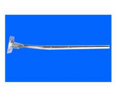 Null Acciaio Zincato - Stendibiancheria a muro ribaltabile in acciaio zincato.