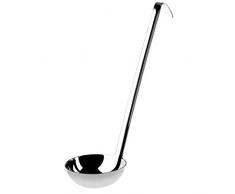 KADAX Mestolo da minestra e per salse, Mestolo in Acciaio Inossidabile, Mestolo da zuppa, Mestolo da stufato, Mestolo da salsa, Mestolo universale, Argento, 9cm/125ml