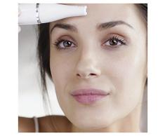 Braun FaceSpa Pro, Epilatore Viso Donna, Accessori per Epilazione e Pulizia Viso, Depilatore Donna Idea Regalo, SE912 Bianco e Oro