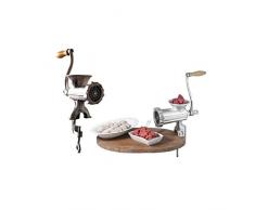 Reber N.5 8680N Tritacarne Manuale, Ghisa Stagnata, Grigio