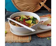 Villeroy & Boch 10-4173-9502 Soup Passion Bacchette per Cibo, Set da 2 Pezzi, Porcellana Premium, 1 Set