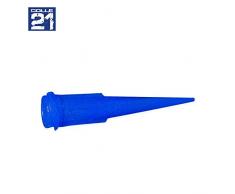 50 Cannucce di precisione Colle 21.Cannucce di precisione con diametro 22GA in polietilene di precisione ideali per tutti i flaconi di colla cianoacrilata Colle21