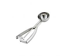 1 Pezzi Cucchiaio in Acciaio Inox per Gelato, Porzionatori da Gelato, per Gelato, Purea di Patate, Cucchiaio da Cucina