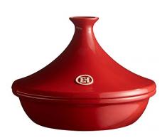 Emile Henry EH349532 Tajine con Imballaggio Rinforzato, 32 cm, Marsala