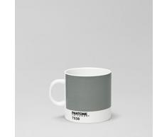 Pantone 101040012 Tazza da caffè ceramica 6,20 x 8,60 X 6,15 cm, ceramica, Grigio, 6,20 x 8,60 x 6,15 cm
