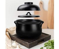 Casseruola in Ceramica a Doppio Coperchio, Pentola di Terracotta Pentola di Terracotta Pentola Antiaderente Pentola Sana Pentola Pentola Calda Pentola Pentola Calda Pentola Pentola Calda Zuppa N