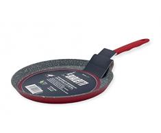 Padella Crepiera Crepes Antiaderente Minicookware Rosso 18 cm Aeternum