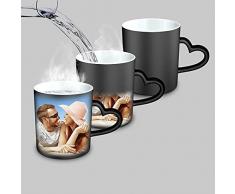 Personalizzata Magica Tazza con Foto - Cambia Colore Tazza e Tazzine da Caffè Induzione Termica (personalizzata)