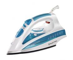 Russell Hobbs 20562-56 Ferro da Stiro, 2600 Watt, Acciaio Inossidabile, Serbatoio da 300 ml, Bianco/Blu