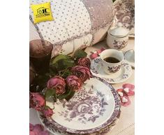 Servizio piatti Blanc Mariclo splendor purple 6 posti tavola