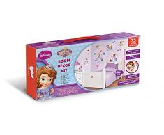 Walltastic - Kit adesivi murali Disney Sofia, per la stanza dei bambini, multicolore