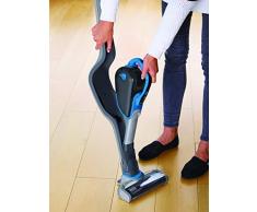 BLACK+DECKER SVJ520BFS-QW Scopa ricaricabile Smart Tech 2 in 1 con aspiratore portatile estraibile 18V Litio - 36Wh