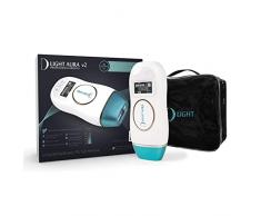 D Light Aura v2 - Epilatore a luce pulsata con 600.000 impulsi e touch screen | 10 Livelli di potenza | SOLO MACCHINA SENZA KIT | Manuale e garanzia Italiani
