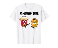 Jamming Time Vasetto per Marmellata Honeypot Maglietta