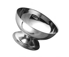 Cabilock 1Pc Tazza Dessert In Acciaio Inossidabile Contenitori Per Condimenti Contenitori Per Pasta Piccolo Terrario Piatto Di In Metallo Ciotola In Acciaio Inossidabile Coppe