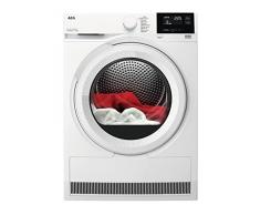 AEG Asciugatrice TR7G81OW Serie 7000 A++, Tecnologia PreciseDry, Pompa di calore, 8 kg, Bianco