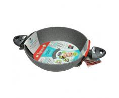 Tognana WI7583TAMNF Tegame 2 Manici Mythos, Alluminio, Grigio, 0